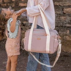 Wickeltasche Paris Dusty Pink