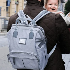 Wickeltasche Wellington Heather Grey