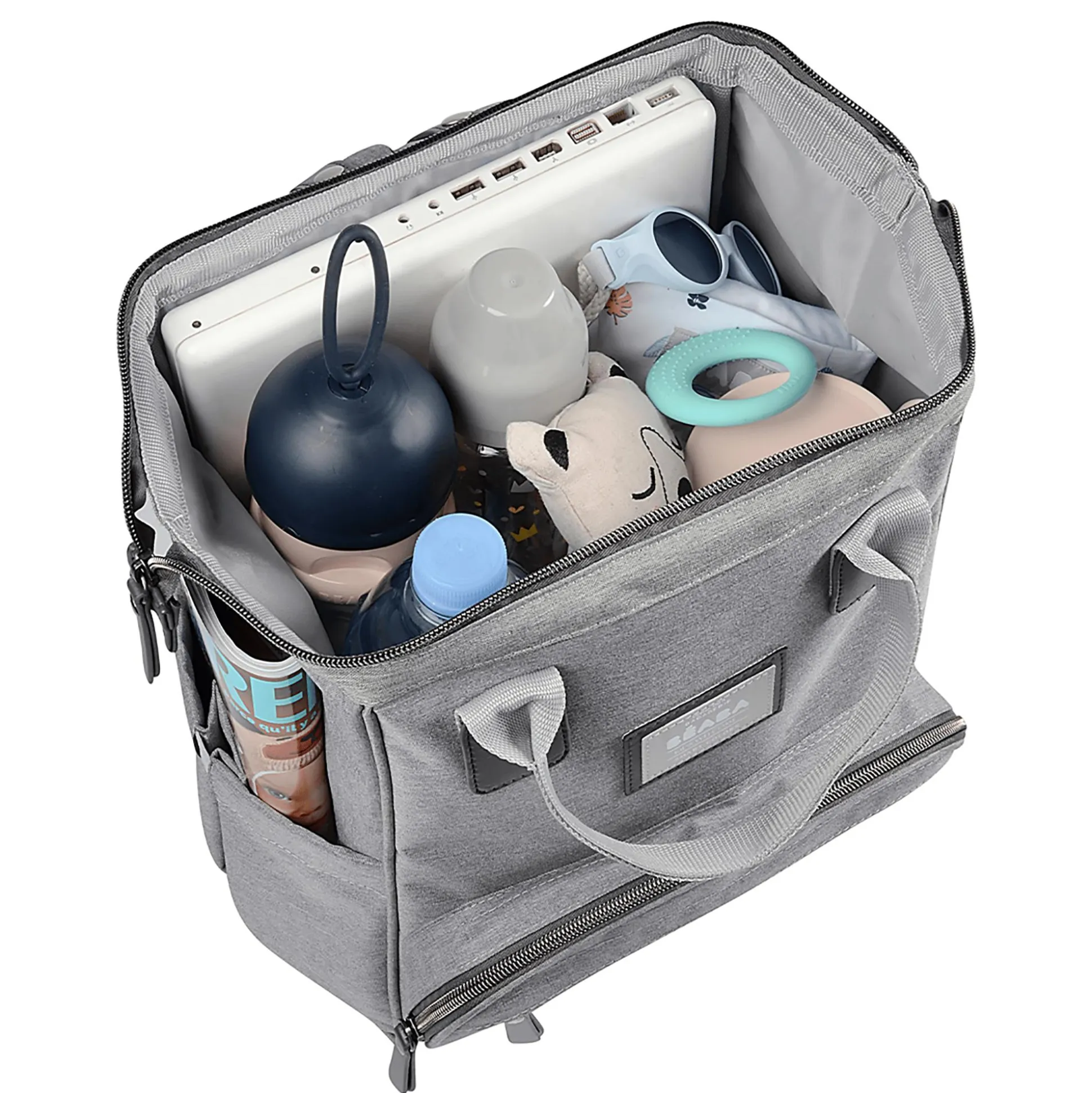 Wickeltasche Wellington Heather Grey