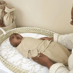 Wickeltuch 2er-Pack 0-3 Monate Branches/Uni