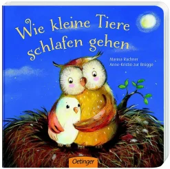 Wie kleine Tiere schlafen gehen