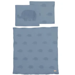 Wiegenwäsche Lil' Elephant Moonlight 80x80cm
