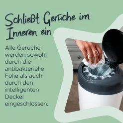 Windeleimer Simplee Sangenic mit 6 Nachfüllkassetten