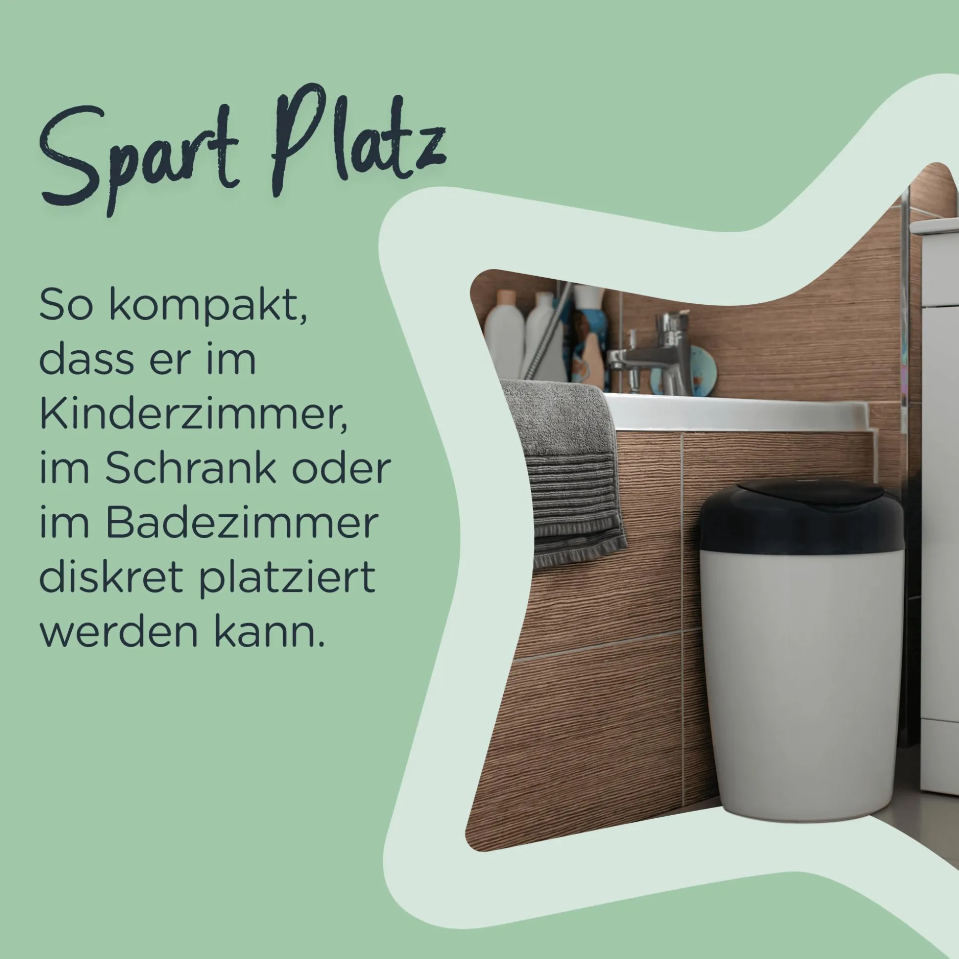 Windeleimer Simplee Sangenic mit 6 Nachfüllkassetten