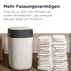 Windeleimer Twist & Click mit 4 Nachfüllkassetten