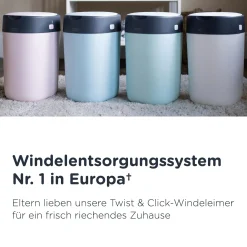 Windeleimer Twist & Click mit 4 Nachfüllkassetten