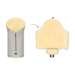 Winterfußsack Frost Champagner