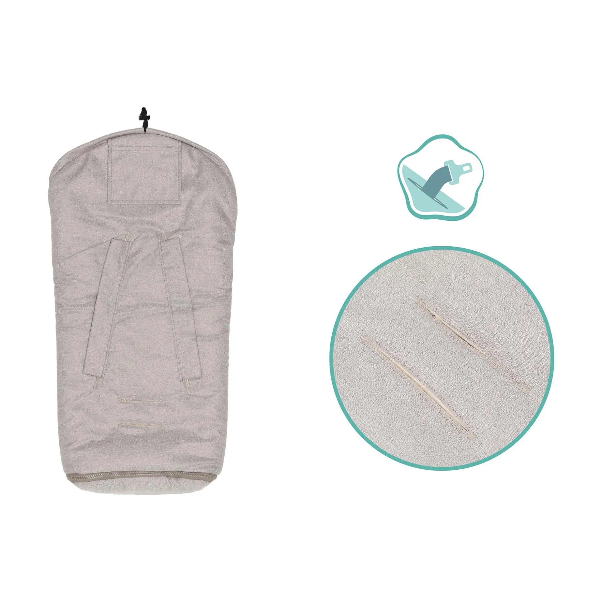 Winterfußsack Frost Champagner