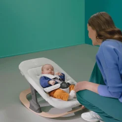 Wippengestell Rocker Giraffe Natural Wood