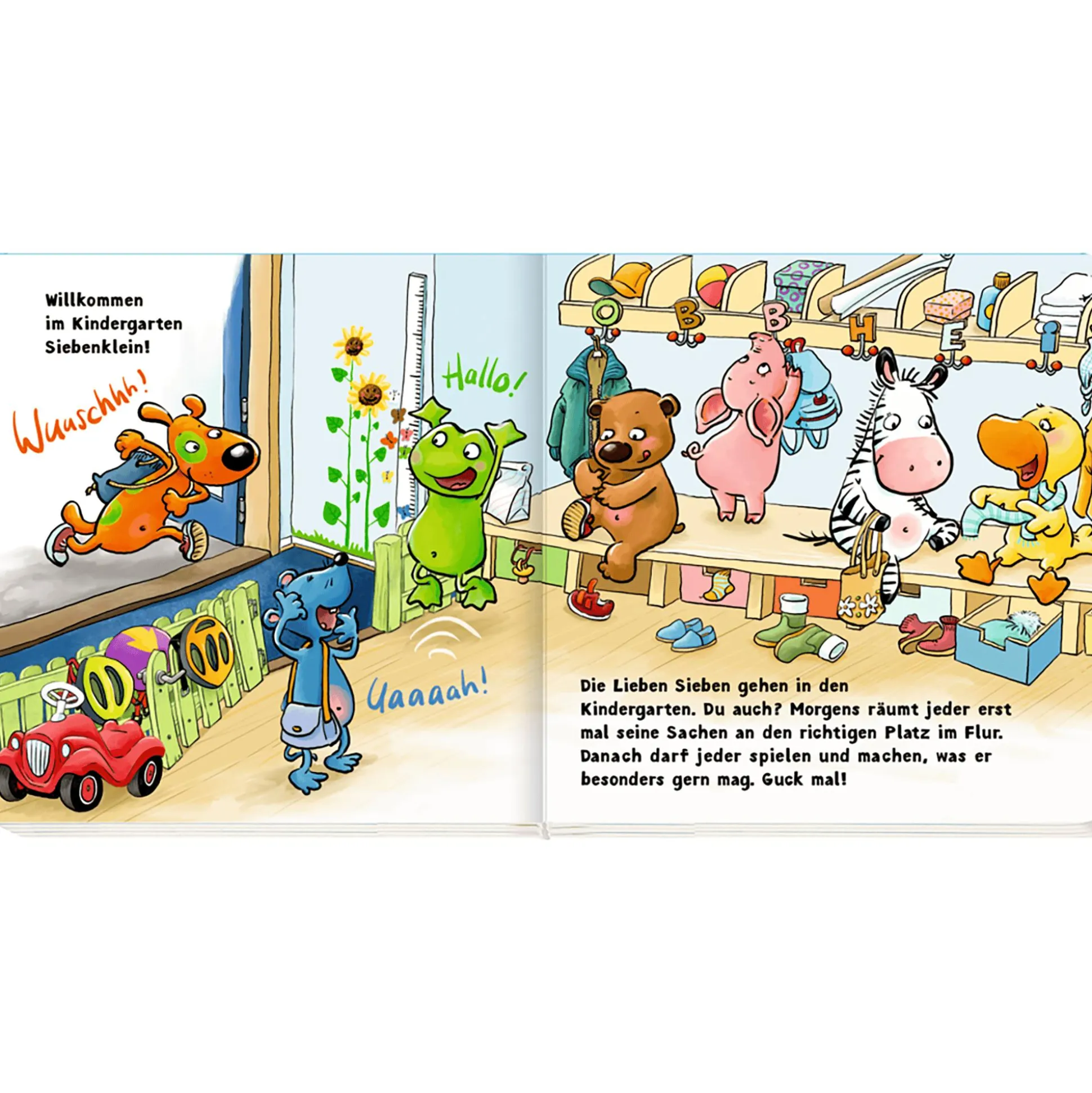 Wir gehen in den Kindergarten Die Lieben Sieben