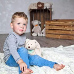 Wärme-Kuscheltier Hase Mama sitzend