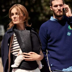 YEMA.tie Leather Stardust Black