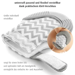 Zahnungsfäustling mit Hygienebeutel