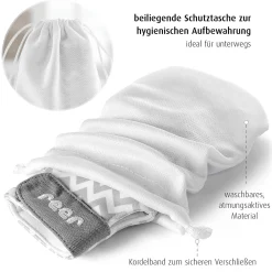 Zahnungsfäustling mit Hygienebeutel